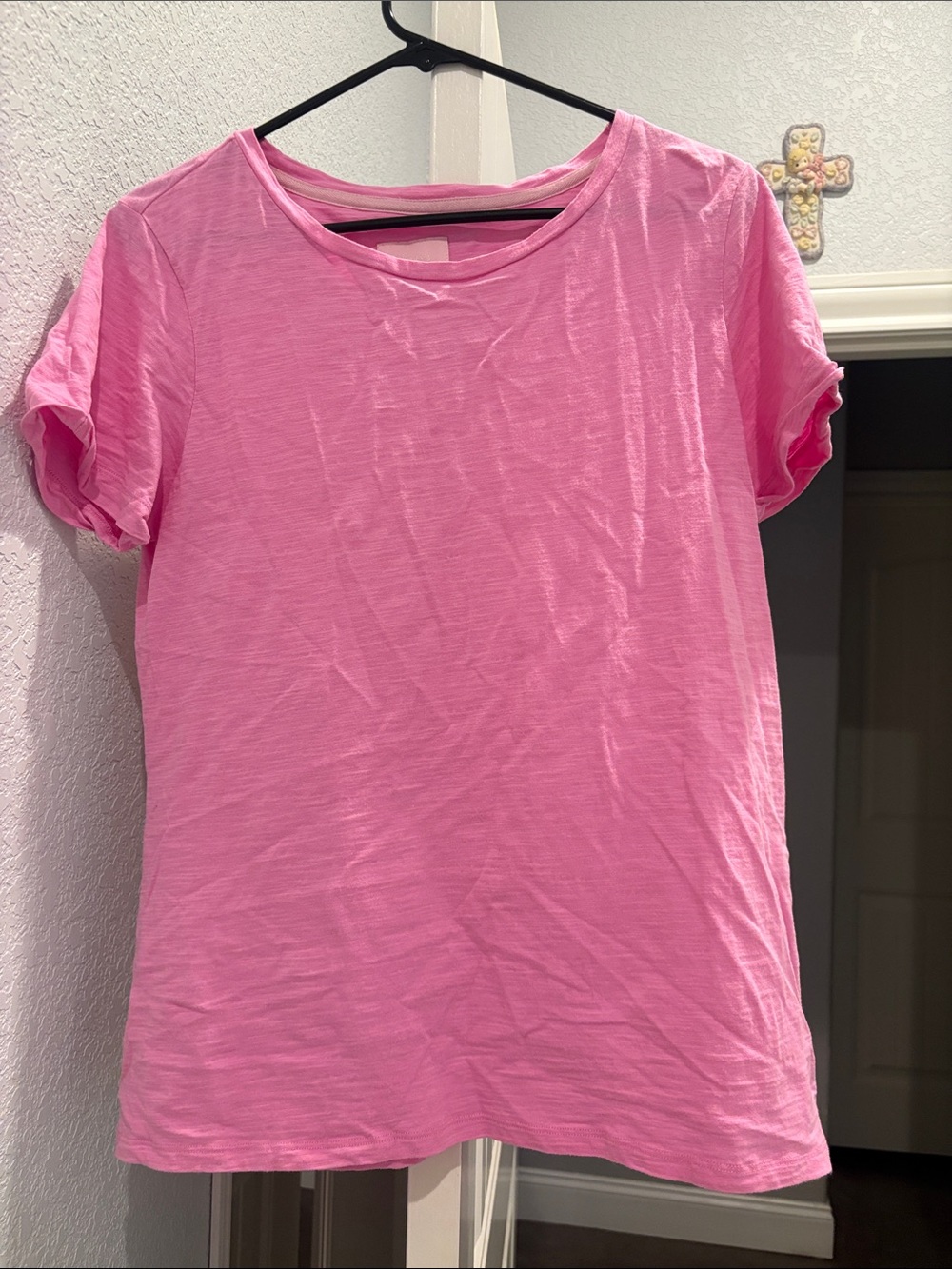 Joules Bright Pink Short-Sleeve Crewneck Tee
